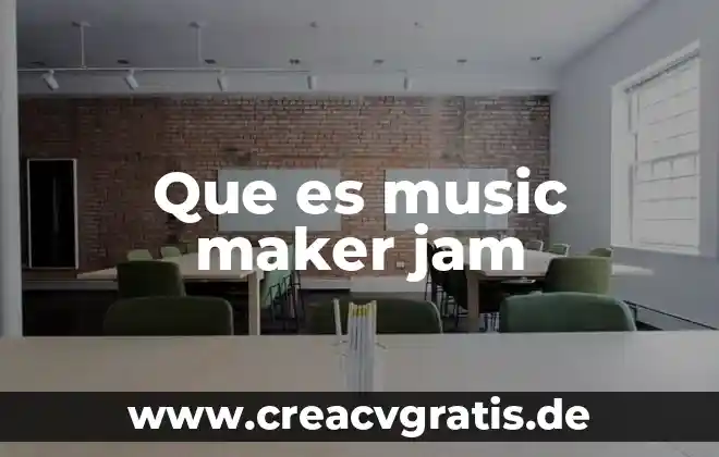 Que es un archivo de proyecto dentro de movie maker 4 Que es music maker jam