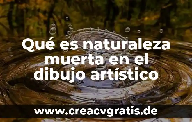 Que es planta en dibujo tecnico 3 Qué es naturaleza muerta en el dibujo artístico