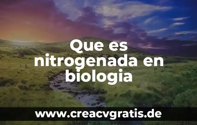 Que es un animal bite 5 Que es nitrogenada en biologia