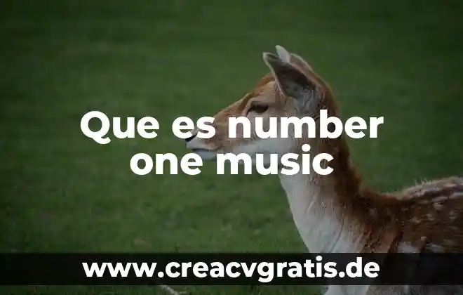 Que es skio music 6 Que es number one music