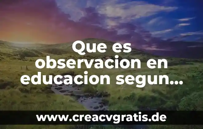 Que es la miroextraccion en fase solida 7 Que es observacion en educacion segun autores
