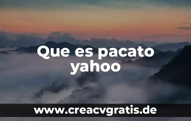 Que es una regla de juego yahoo 6 Que es pacato yahoo