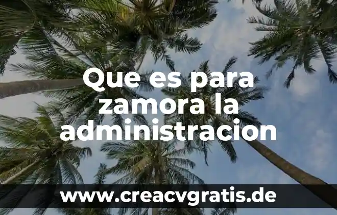 Que es vertiente en administracion 3 Que es para zamora la administracion