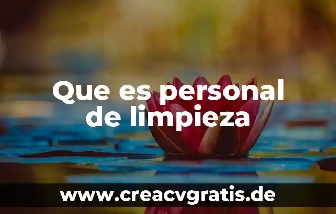 Según Jung qué es el inconsciente personal 6 Que es personal de limpieza