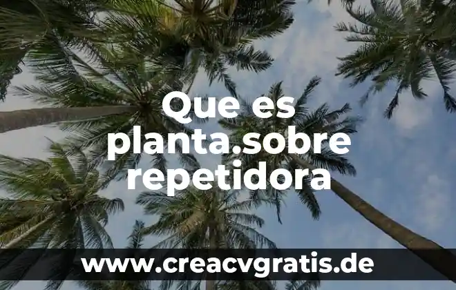 Qué es un piñón mecanismo 8 Que es planta.sobre repetidora