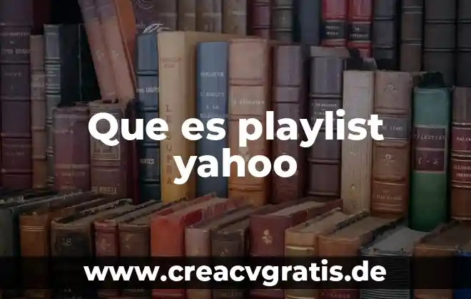 Que es agua ionizada yahoo 7 Que es playlist yahoo