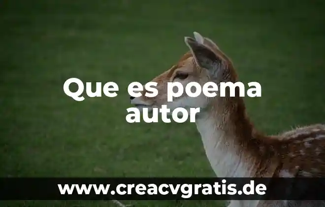 Que es ser madre poema 4 Que es poema autor