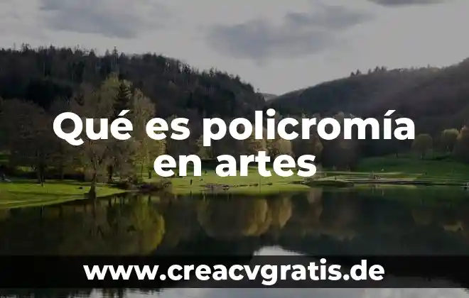 Que es exilio significado 3 Qué es policromía en artes