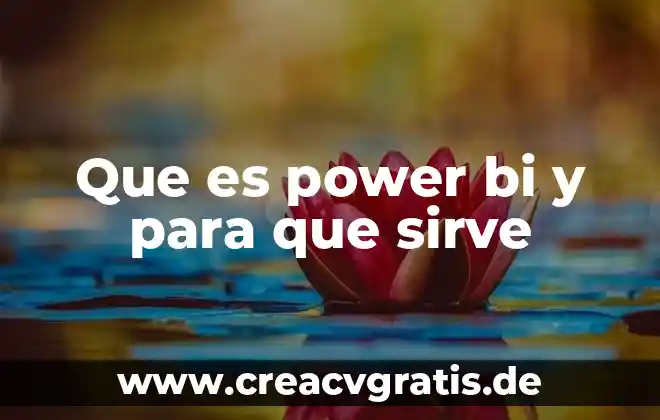 Que es bi directional data 7 Que es power bi y para que sirve
