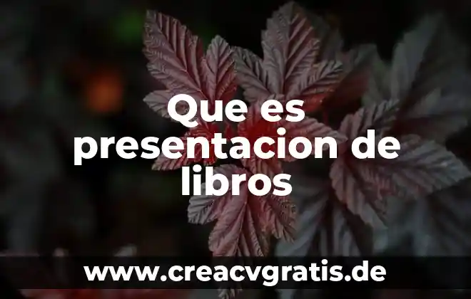Qué es la sangre libros 6 Que es presentacion de libros