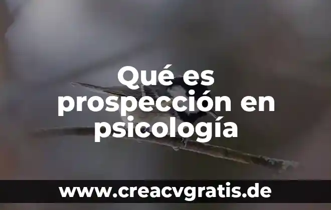 Qué es la burla psicología 7 Qué es prospección en psicología