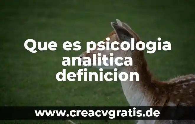 Qué es items en psicología 6 Que es psicologia analitica definicion