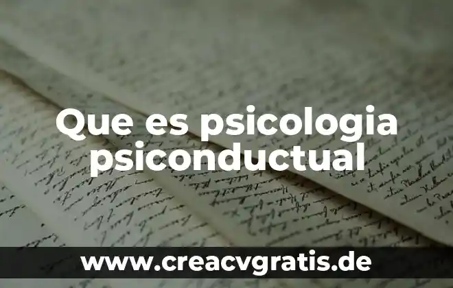 Qué es aliño en psicología 4 Que es psicologia psiconductual