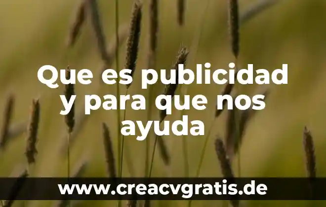 Que es la ayuda economica en coursera 3 Que es publicidad y para que nos ayuda