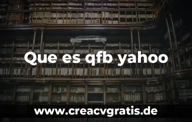 Que es dieresis y ejemplos yahoo 3 Que es qfb yahoo