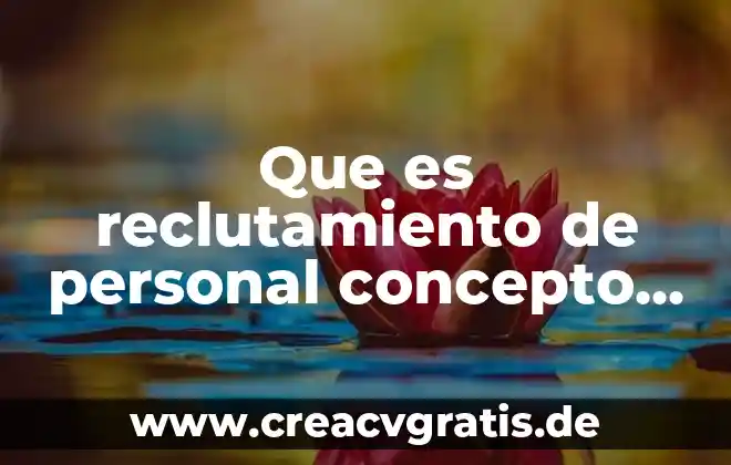 Qué es compuesto concepto ejemplos 3 Que es reclutamiento de personal concepto de libro