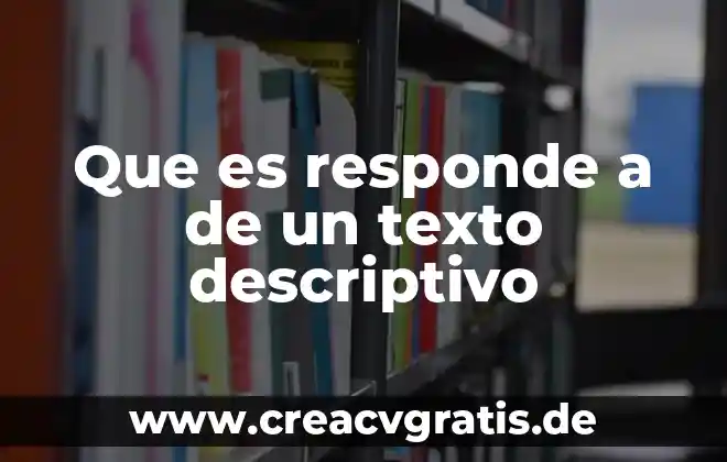 Que es un operador de texto en Excel 8 Que es responde a de un texto descriptivo