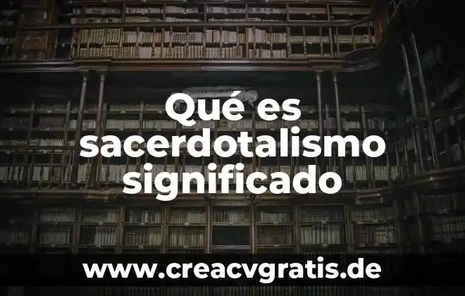 Que es inferir significado en derecho 7 Qué es sacerdotalismo significado