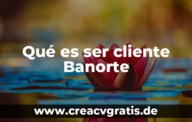 Que es verbo compuesto ejemplos 4 Qué es ser cliente Banorte