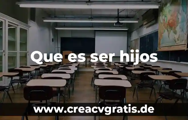 Que es el ser segun aristoteles 8 Que es ser hijos