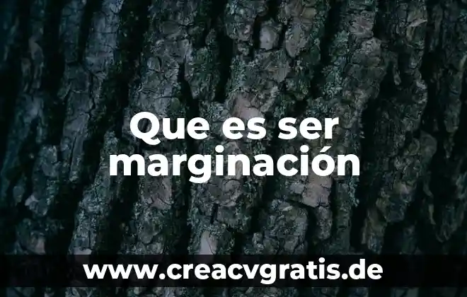 Qué es un animal emblemático 5 Que es ser marginación