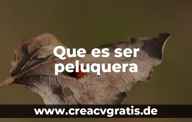 Que es ser incredulo significado 8 Que es ser peluquera