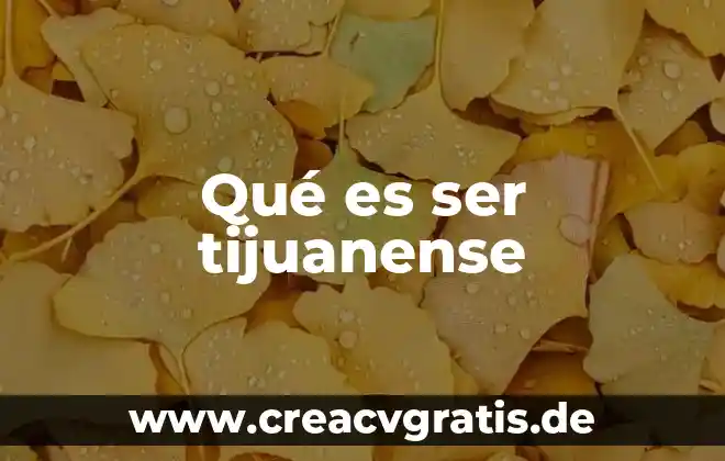 Qué es el ser para schopenhauer 7 Qué es ser tijuanense