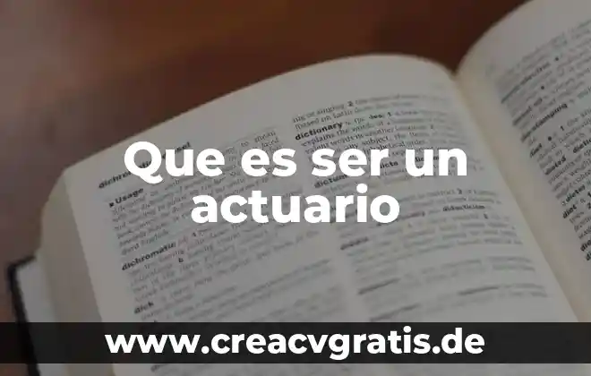 Qué es símbolo matemático 7 Que es ser un actuario
