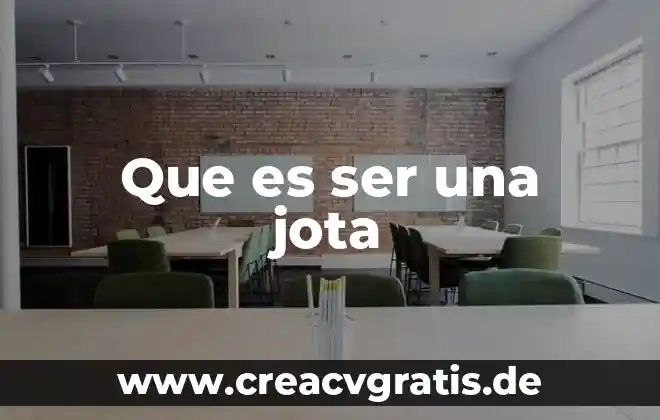 Que es ser medica en educacion 5 Que es ser una jota