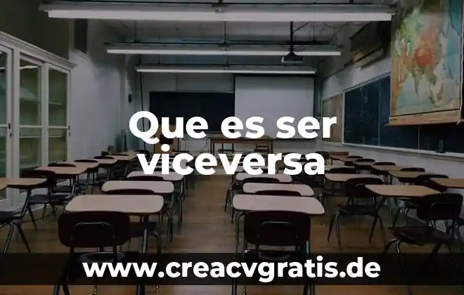Que es necesario para ser trader 5 Que es ser viceversa
