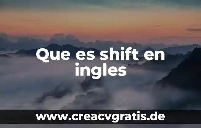 Que es jerk chicken enh ingles comidas 4 Que es shift en ingles