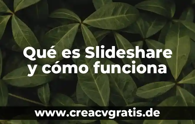 Que es un proyecto educativo slideshare 8 Qué es Slideshare y cómo funciona
