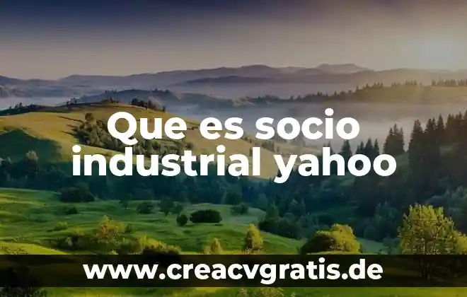 Que es ser propietario o socio 5 Que es socio industrial yahoo