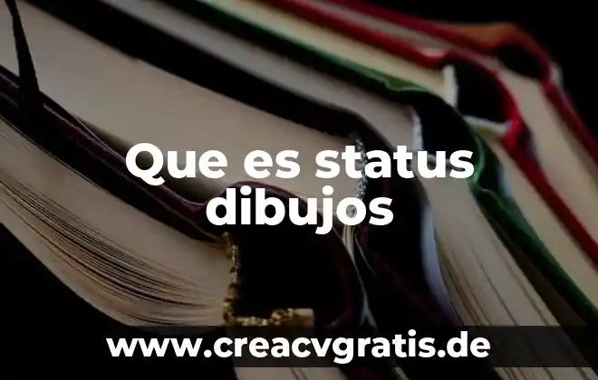 Que es el bien en dibujos 5 Que es status dibujos