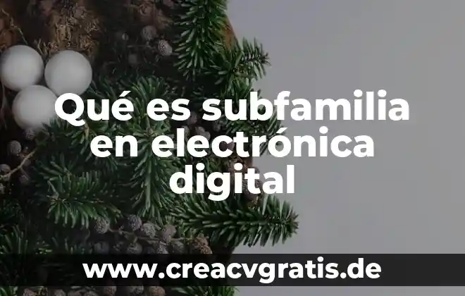 ¿Qué es Bootstrap en Electrónica? 3 Qué es subfamilia en electrónica digital