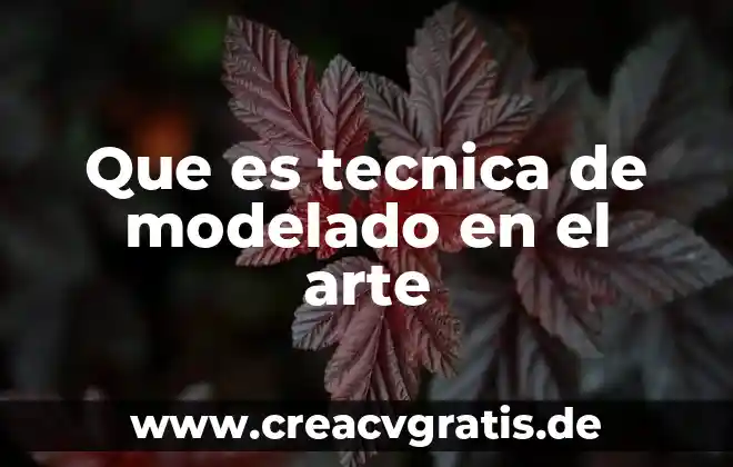Qué es un colash de arte 4 Que es tecnica de modelado en el arte