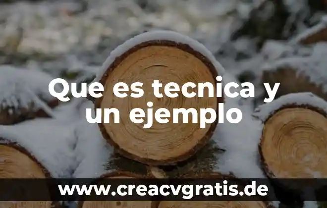 Qué es la técnica para analizar los textos 5 Que es tecnica y un ejemplo