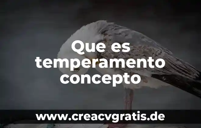 Qué es el temperamento del niño concepto de Jerome Kagan 4 Que es temperamento concepto