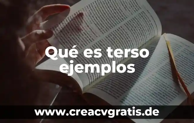 Que es un cronica y ejemplos 7 Qué es terso ejemplos