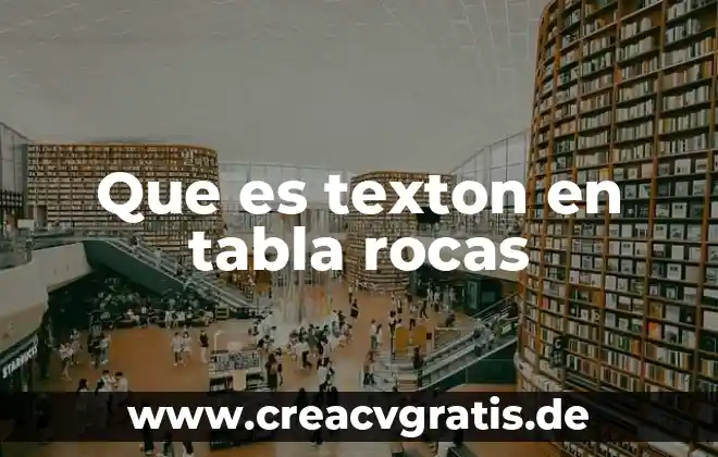 Que es una tabla dinamica en base de datos 7 Que es texton en tabla rocas