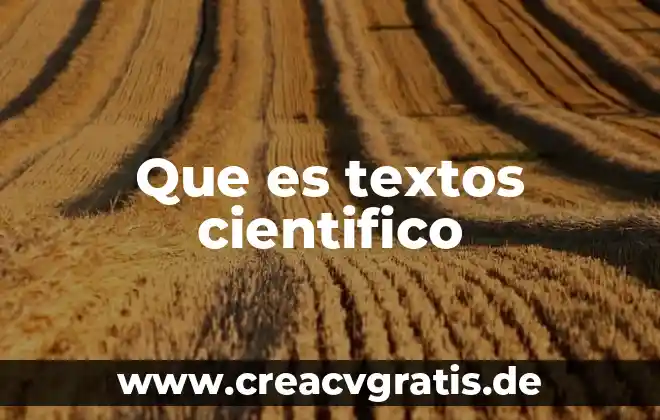 Qué es aparato científico significado 4 Que es textos cientifico