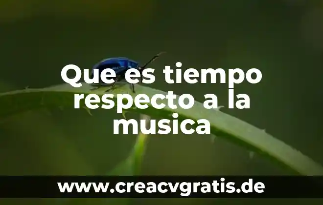 Qué es un trovador en la música 4 Que es tiempo respecto a la musica