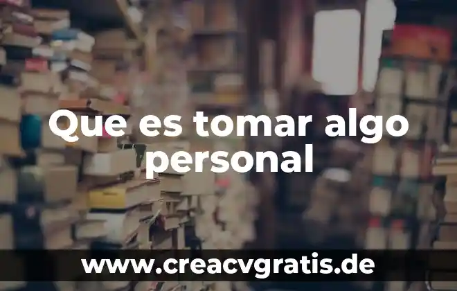 Que es bueno tomar para la cirulación de la sangre 3 Que es tomar algo personal