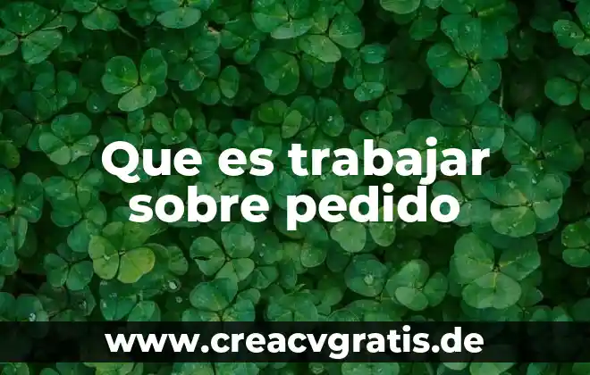 Que es trabajar con la santa muerte 5 Que es trabajar sobre pedido