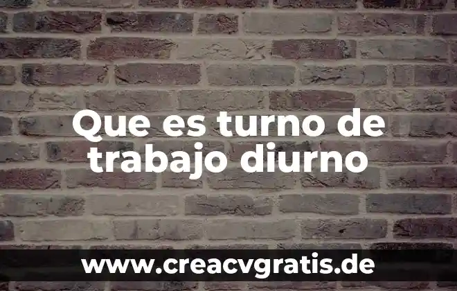 Que es fideicomiso fondo nacional de habitaciones populares 7 Que es turno de trabajo diurno