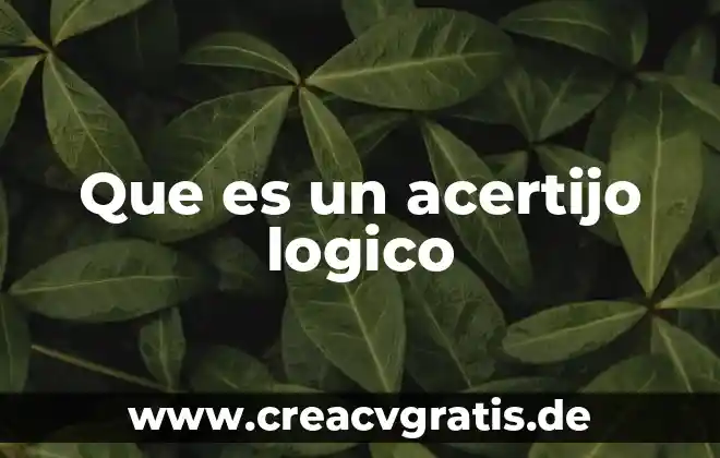 Qué es un número signado diseño lógico 7 Que es un acertijo logico