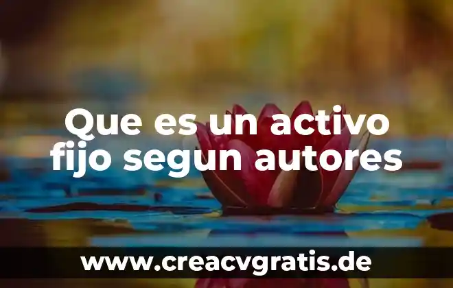Que es el principio activo de la herbicidas 3 Que es un activo fijo segun autores
