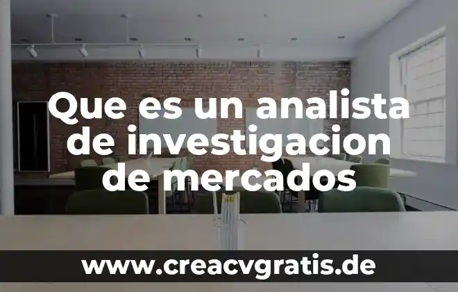 Que es el paradigma interpretativo en una investigacion 5 Que es un analista de investigacion de mercados