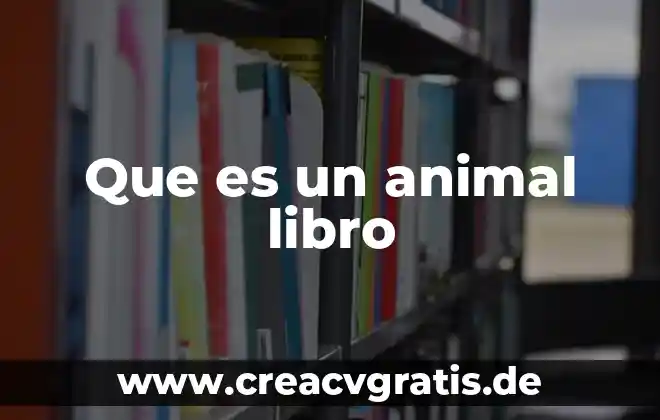 Que es un alegoría en un libro 4 Que es un animal libro