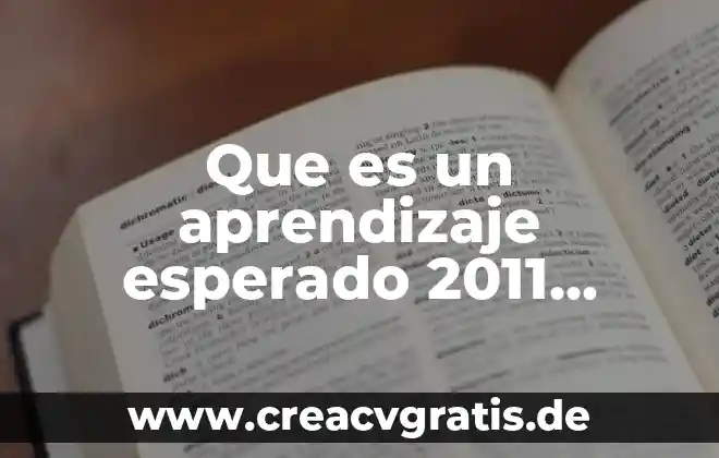 Qué es el aprendizaje del número 8 Que es un aprendizaje esperado 2011 preescolar
